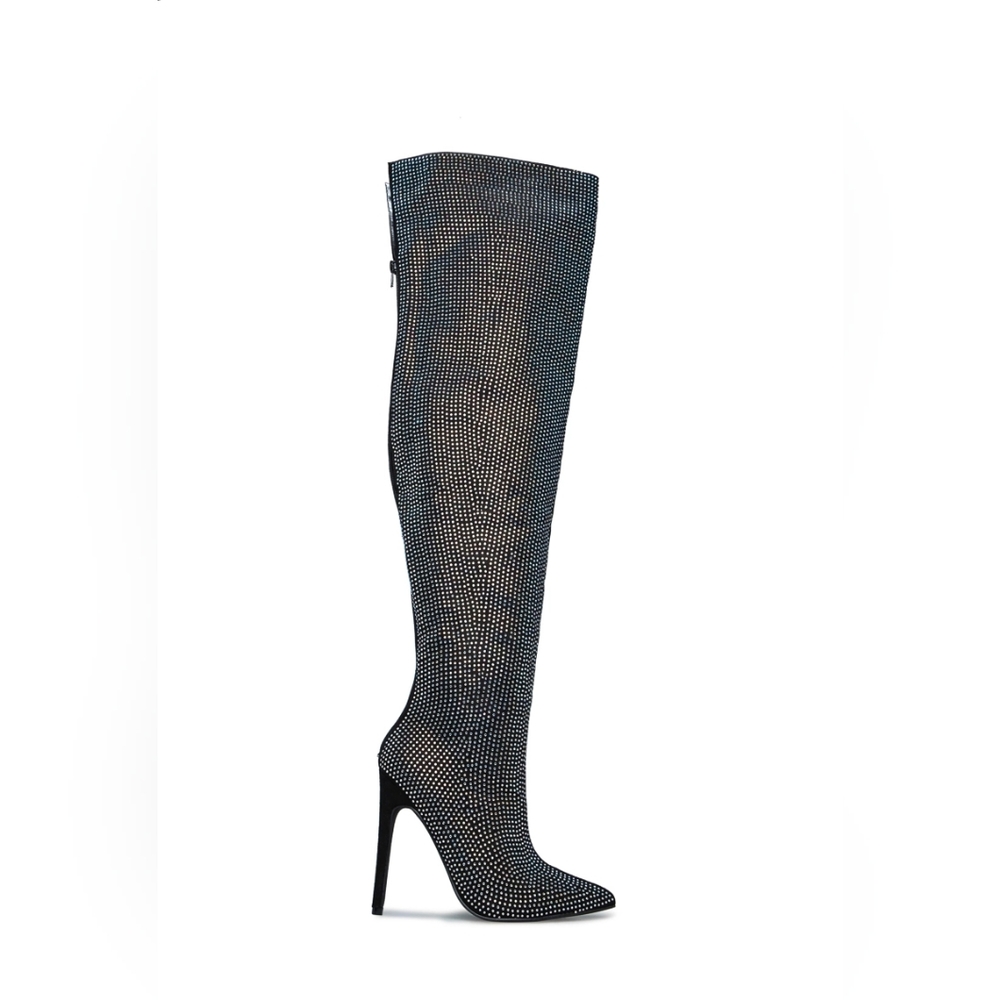 Thigh High Studded Boot